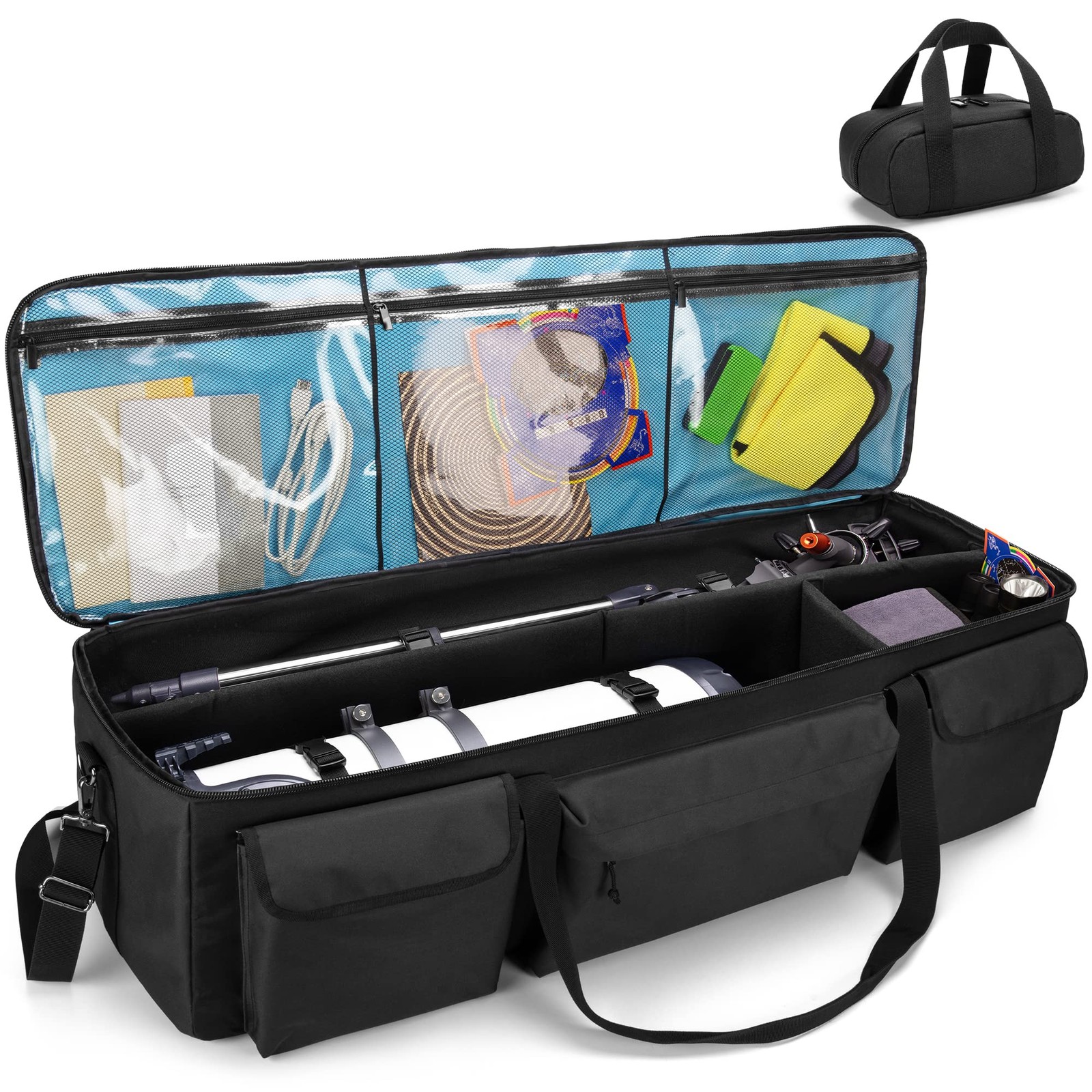 Large Telescope Travel Bag, 40.8" Telescope Soft Case Bonus Accessory Bag & D...