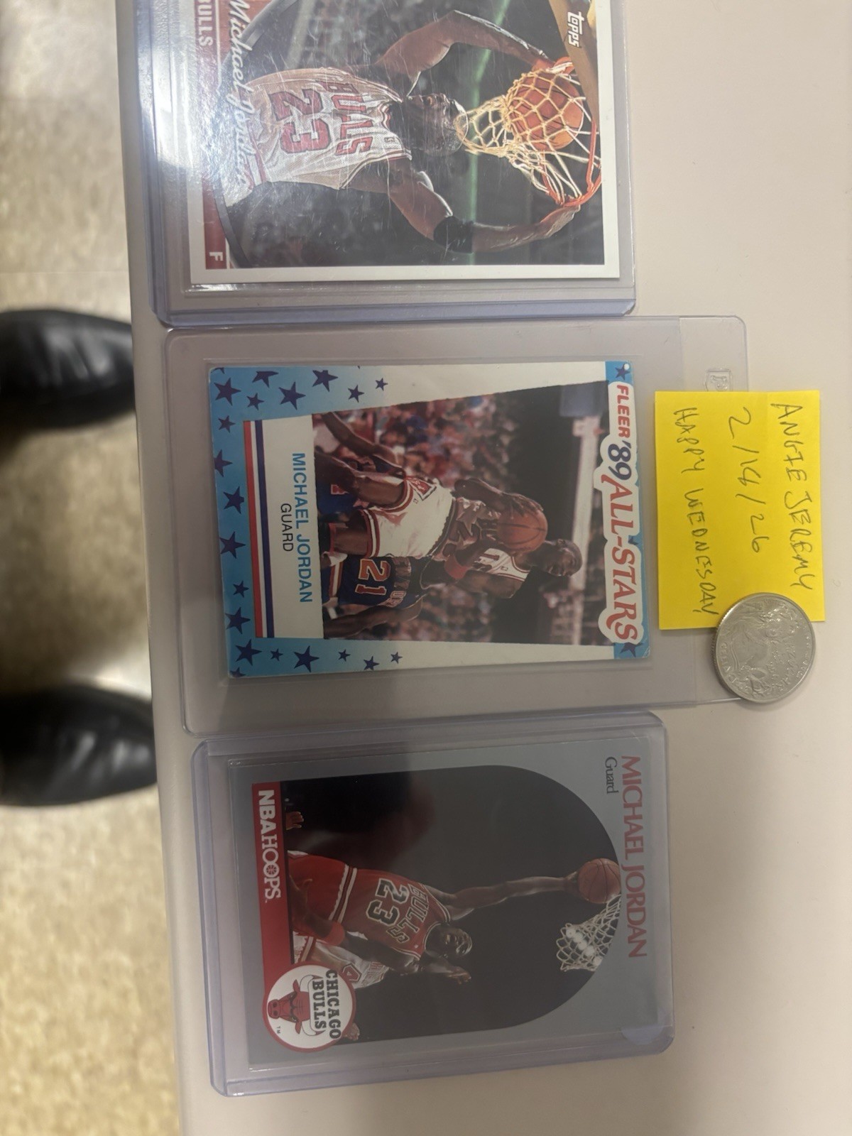 Michael Jordan Lot Of 3 Cards