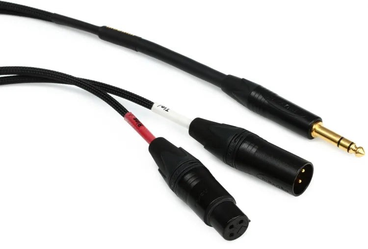 Mogami GOLD INSERT XLR-12 Gold Insert XLR Cable - 1/4-inch TRS Male to XLR
