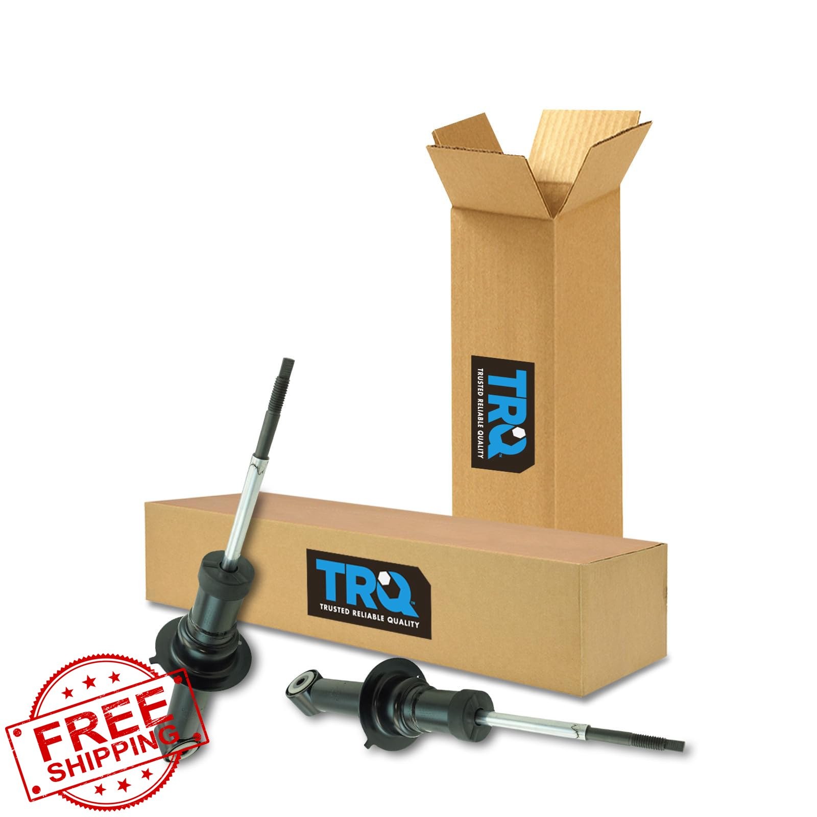 TRQ Rear Shock Absorber Set Compatible with 2002-2005 Ford Thunderbird 2000-2...
