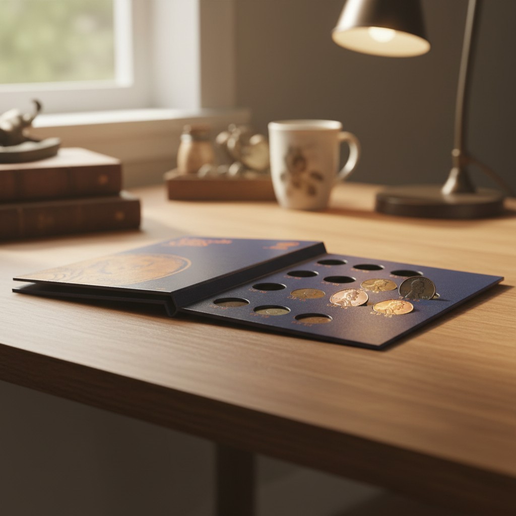 Stylish Federal Blue Lincoln Cent Folder 1941-1974 - Perfect for Coin Investors