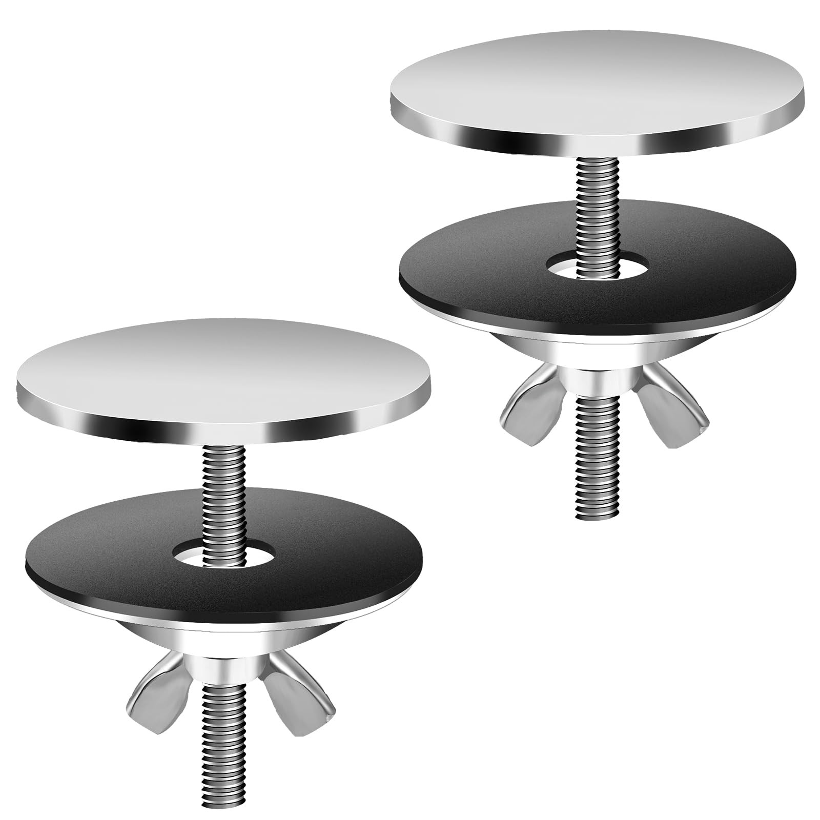 2 Pack 2" Kitchen Sink Hole Cover Stainless Steel Kitchen Faucet Hole Cover S...