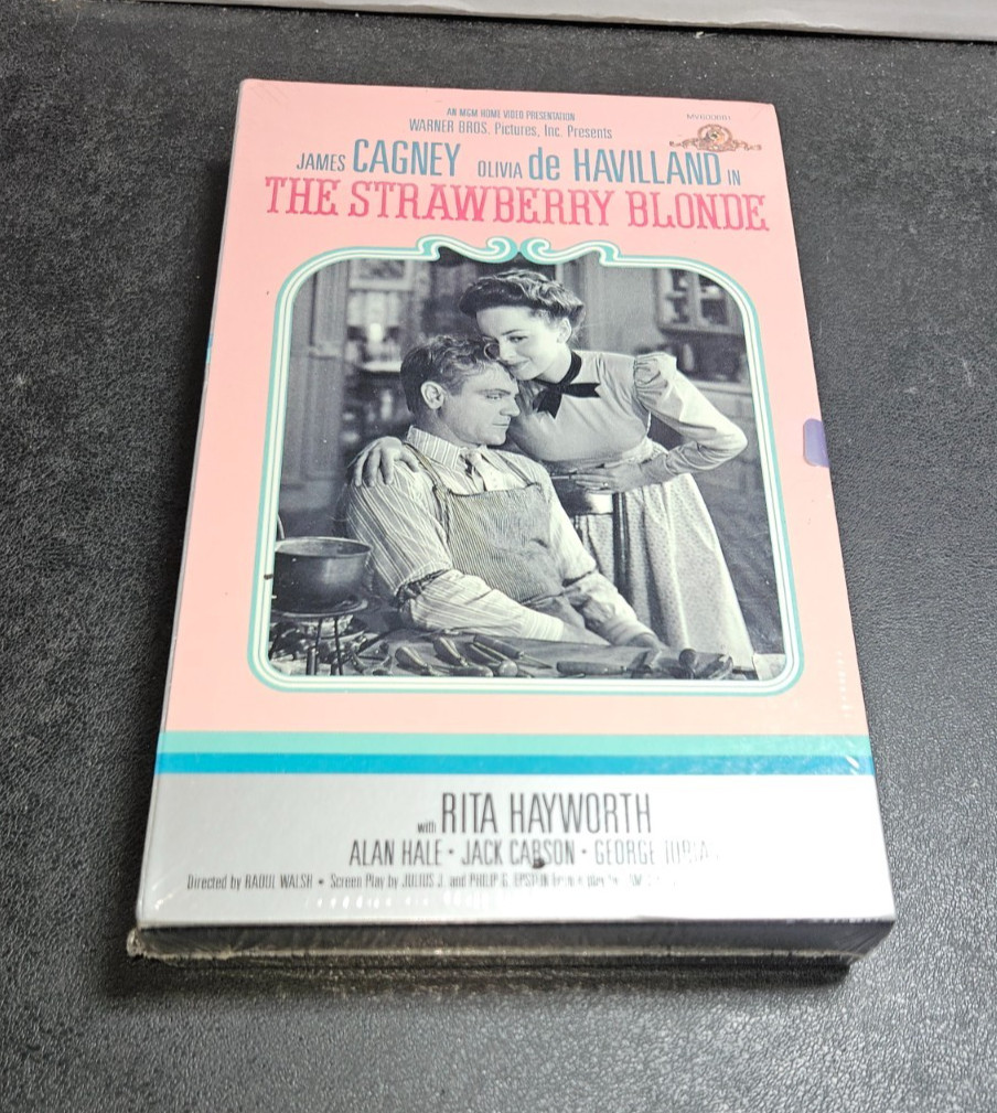 The Strawberry Blonde (VHS, 1941) Cagney MGM Big Book Box Rare Brand New Sealed
