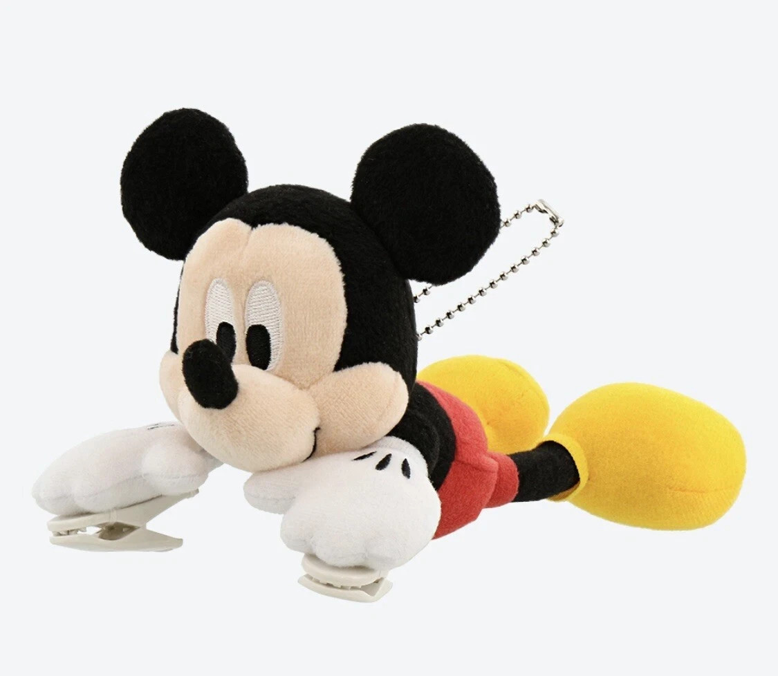 TDR Japan Tokyo Disney Resort Mickey Plush Shoulder Plush Clip Keychain Toy