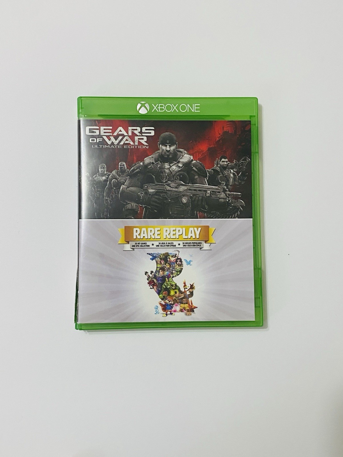 Gears of War Ultimate Edition & Rare Replay (Xbox One, 2015) Tested Read Descrip