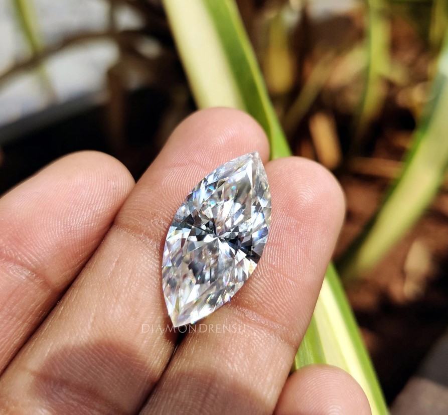 2 Ct Loose CVD Lab Grown Diamond Marquise D Color VVS1 Clarity Certified Diamond