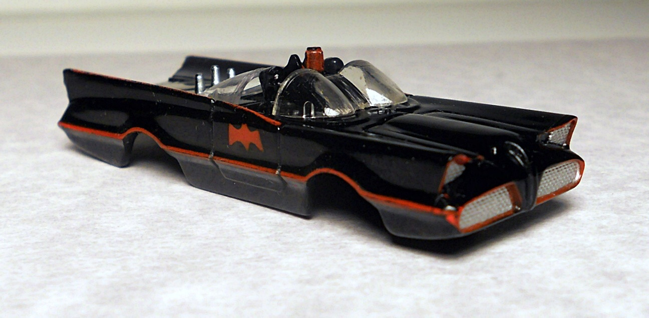 EX Vintage Thunderjet 500 AURORA Batman BATMOBILE #1385 HO Tjet Slot Car Body