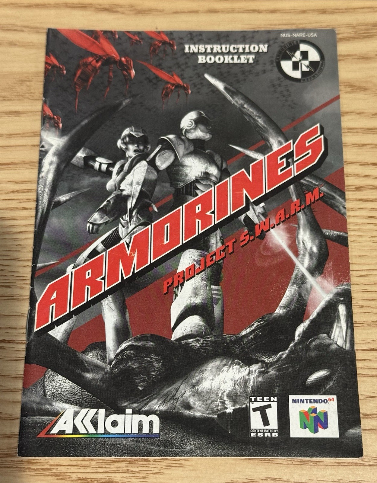 N64 Armorines Project SWARM N64 Manual Only