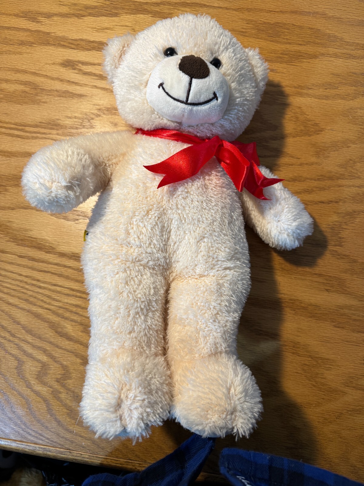 Build a Bear  Teddy Bear Plush WHITE 14"                                   cnoon