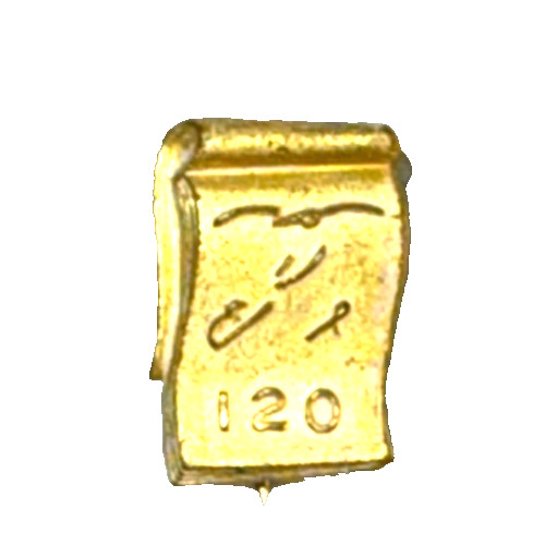 Vtg Shorthand 120WPM Stenographer Dictation Writing Award Pin Brooch - TB