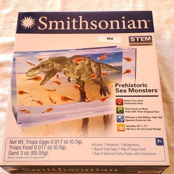 Smithsonian STEM Prehistoric Sea Monsters Kit NIB