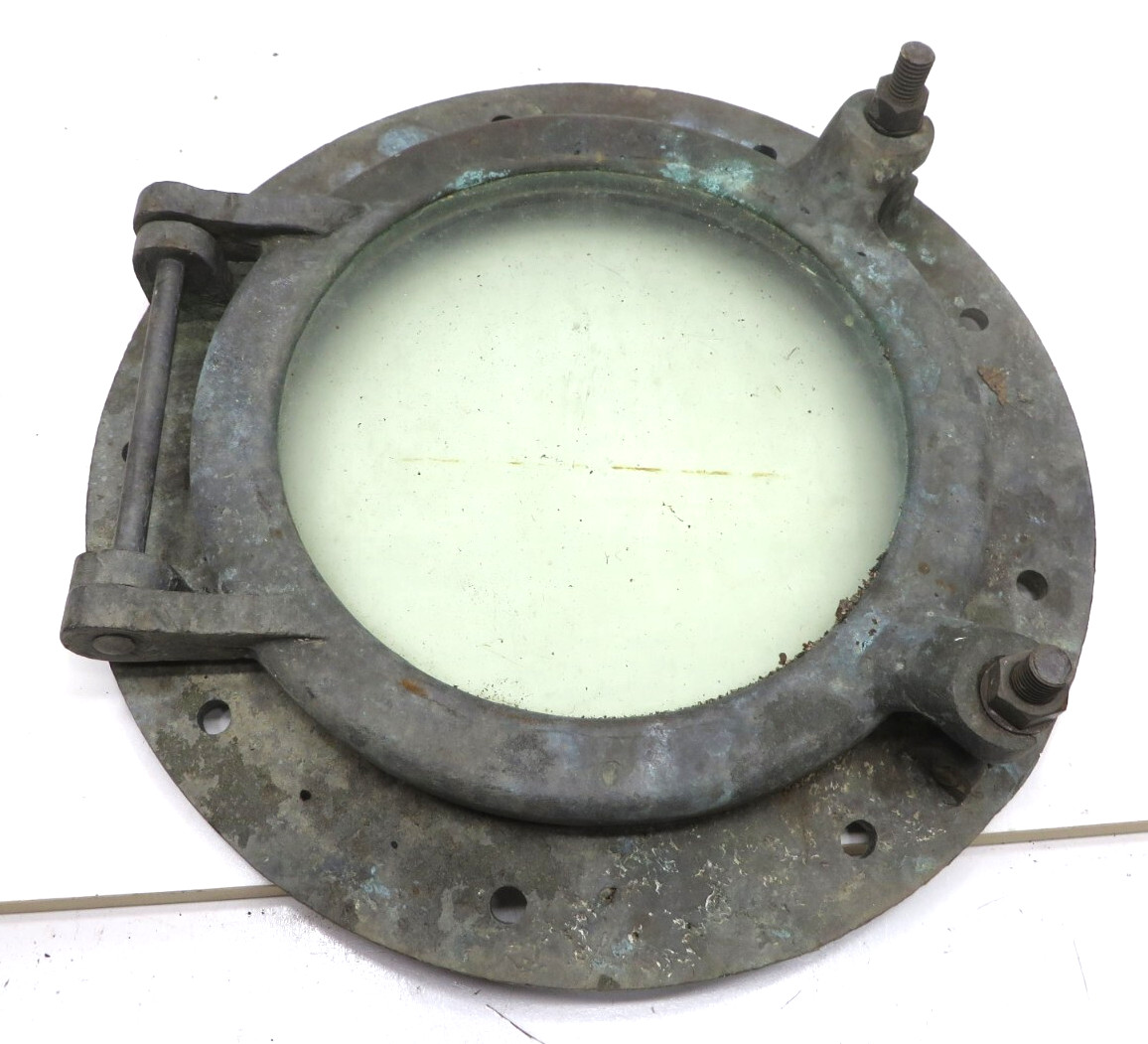 Vintage Ships - Brass Porthole- 14 1/2"