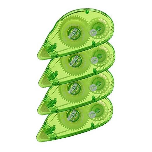 Glue Runner Permanent, Double Sided Adhesive Scrapbook Runner Tape GN 4 Pack