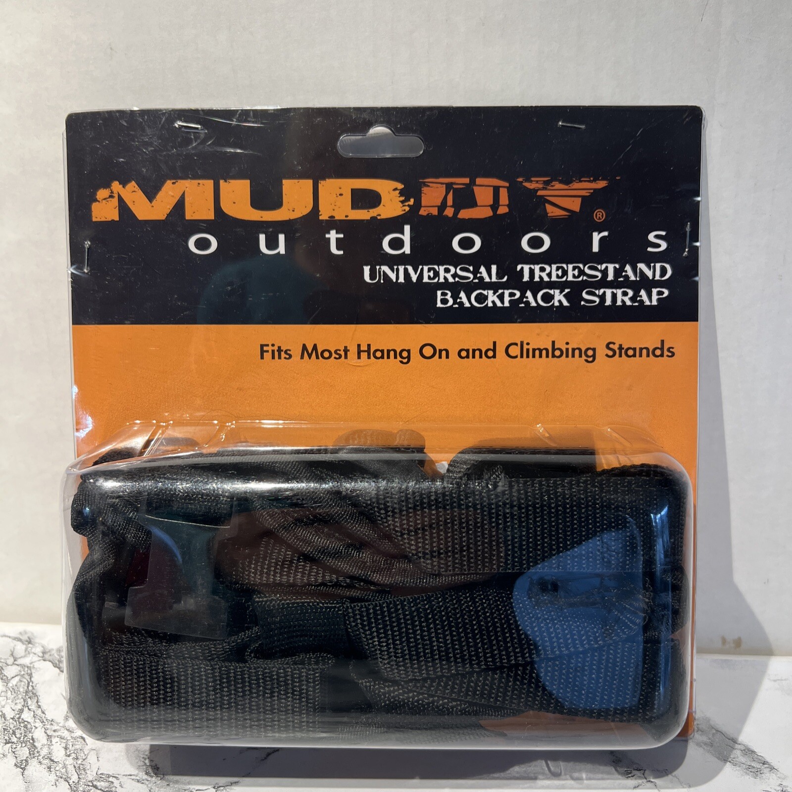 Muddy Treestand Backpack Straps, Black Hunting Hiking Trailing