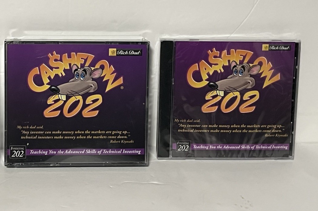 Cashflow 202 5-CD Set New Sealed Rich Dad Robert Kiyosaki Build Wealth Investing