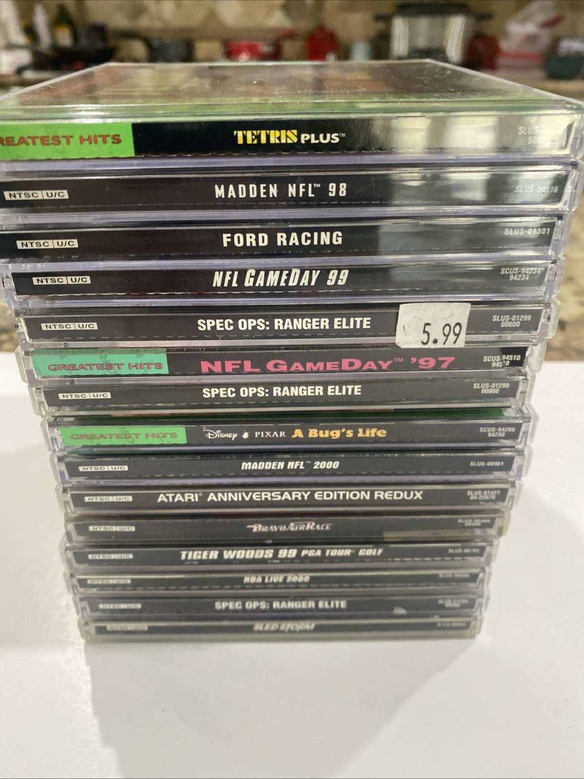 Lot Of 15 Vintage Retro PlayStation PS1 Video Games Complete Lot