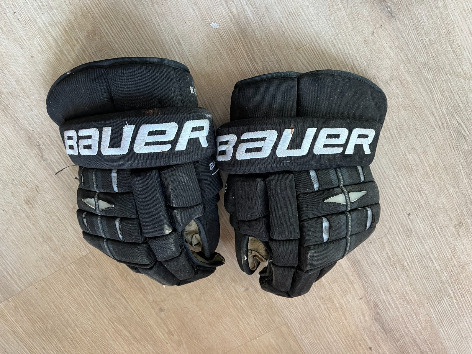 Matt Bartowski Game Used Worn Boston Bruins Gloves NHL