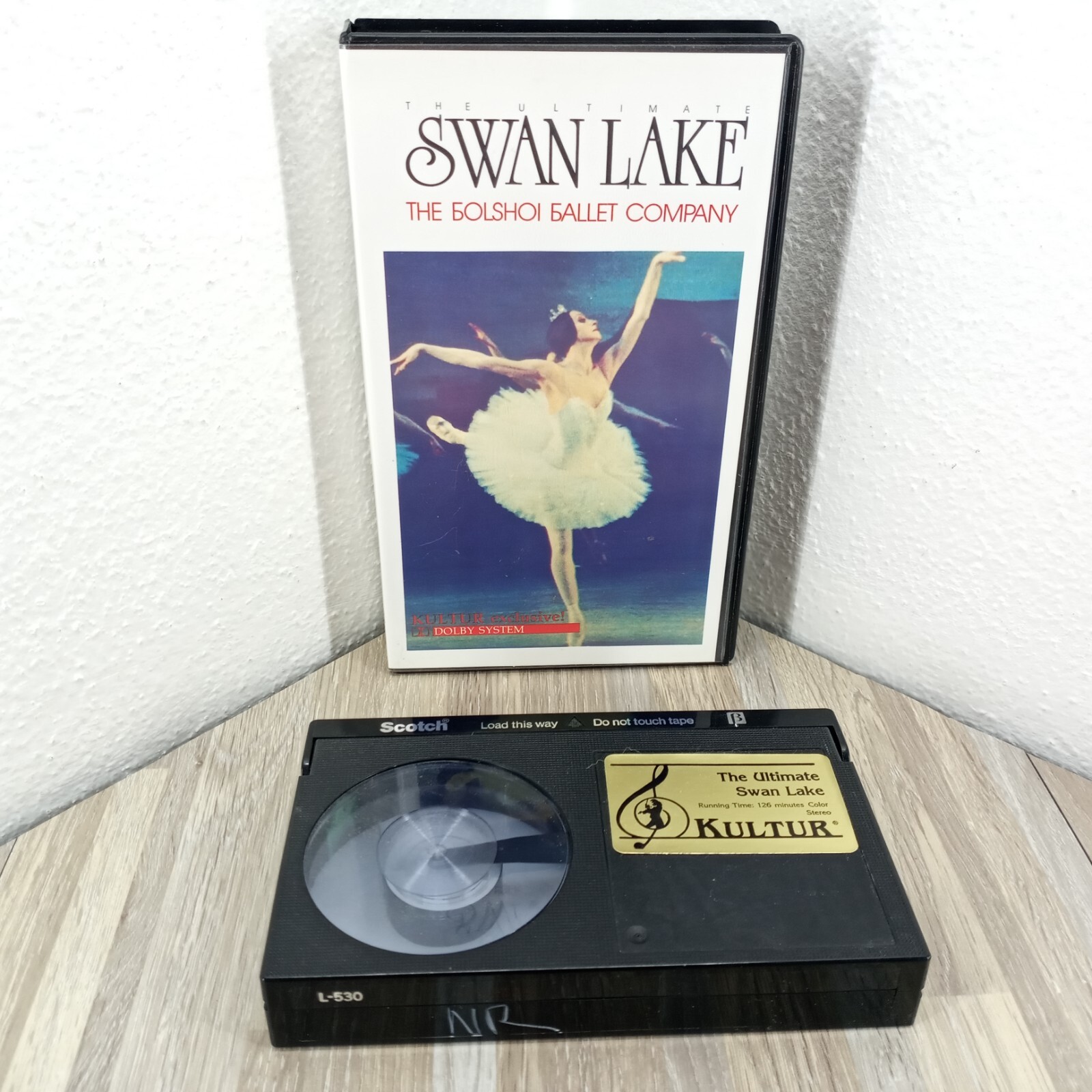 BetaMax Swan Lake 1984 Kultur Filmed at Bolshoi Theatre in the USSR