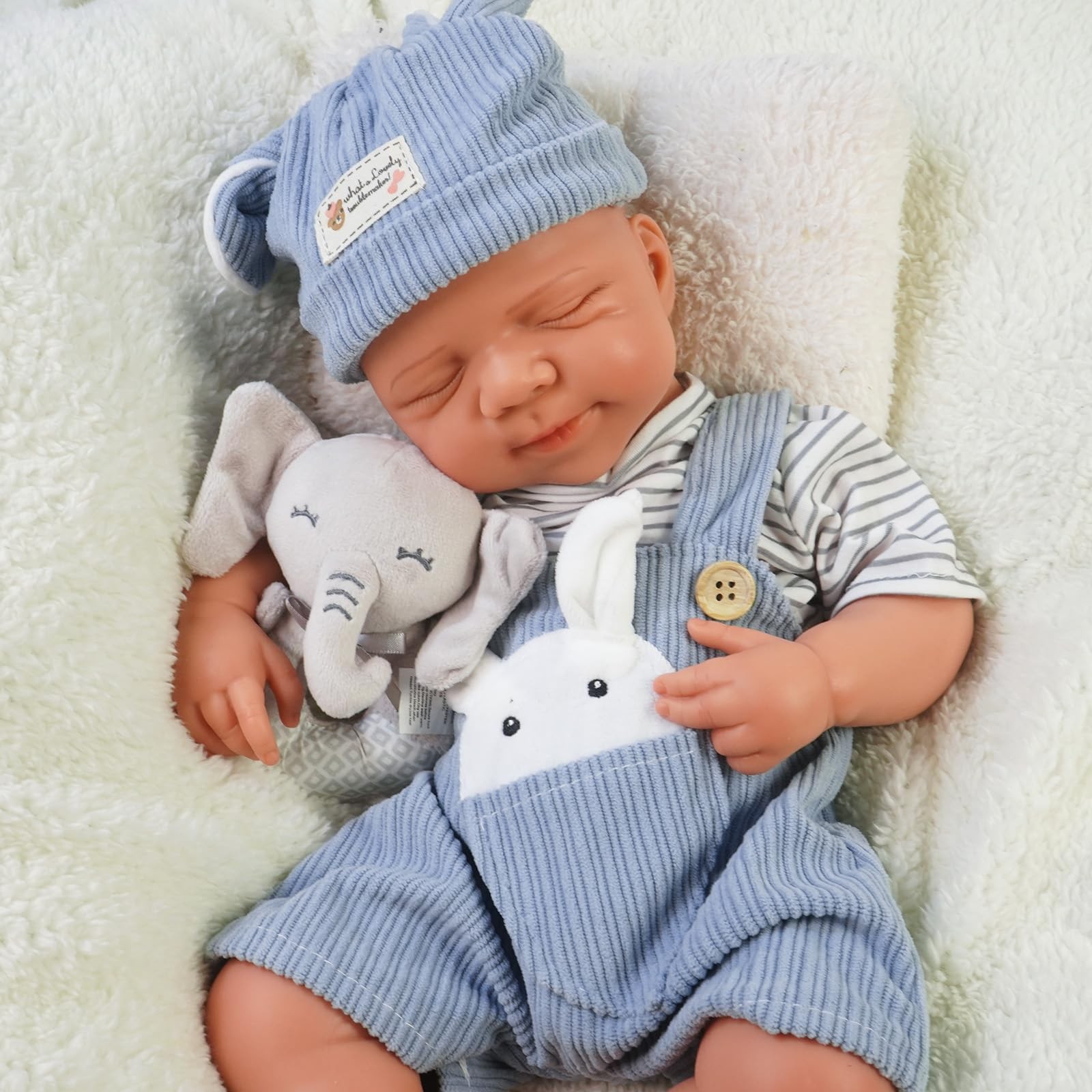 FemmeForm Boy 20 Inch, Full Silicone Baby Doll, Reborn Baby Dolls Silicone Fu...