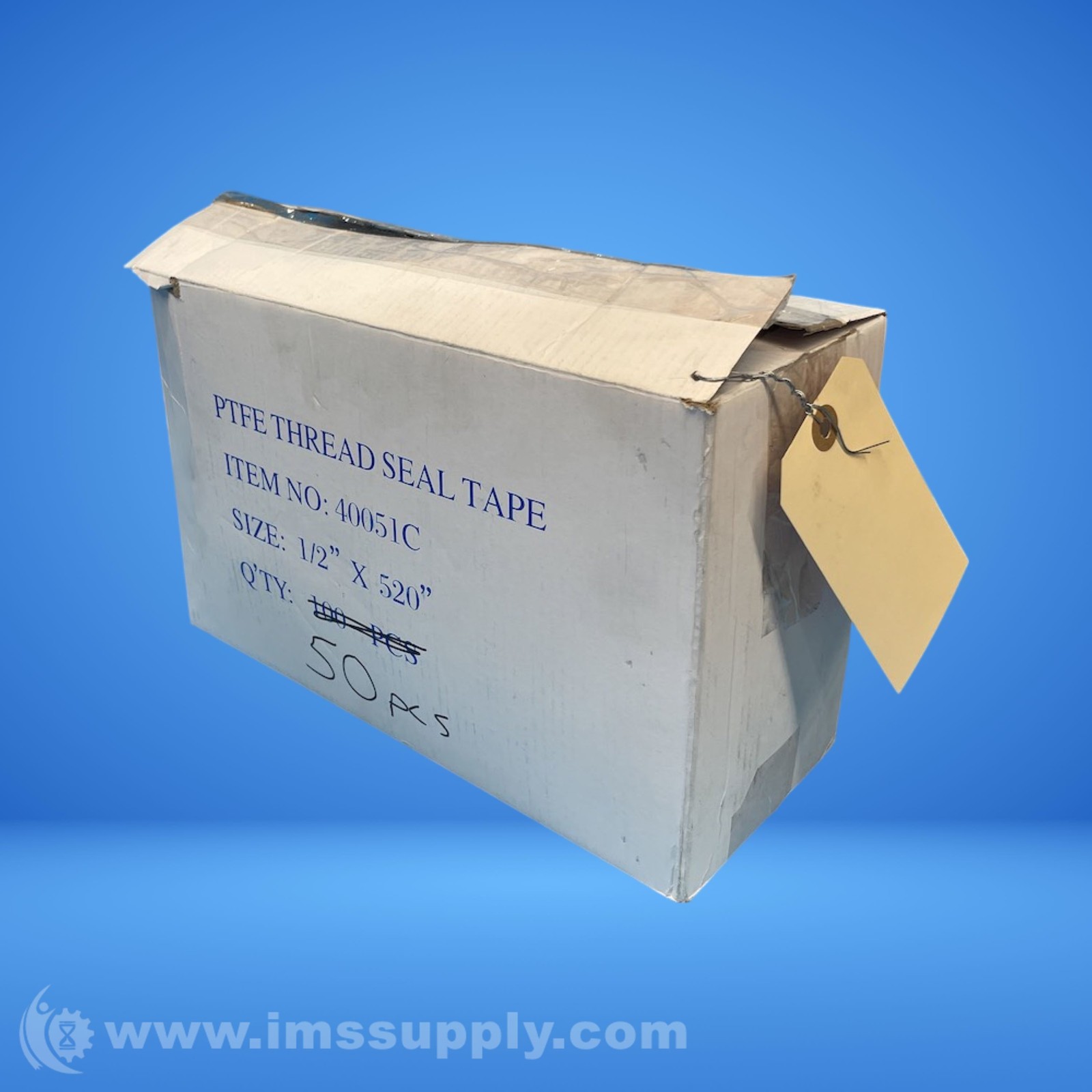 PTFE Thread Seal Tape 1/2 in x 520 in Box of 100 2308