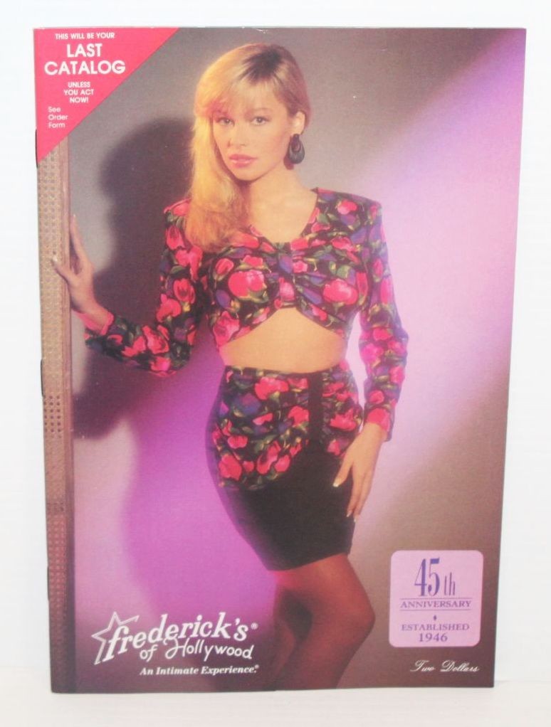 1991 Frederick's of Hollywood Lingerie Catalog #363 Pamela Anderson Cover