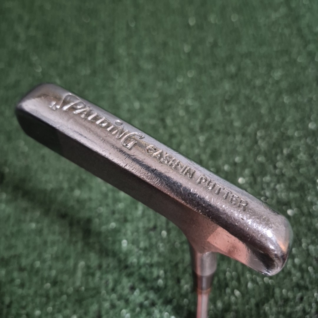 VTG Spalding Cash-In Putter Dual-Sided Steel Shaft Leather Grip 35"