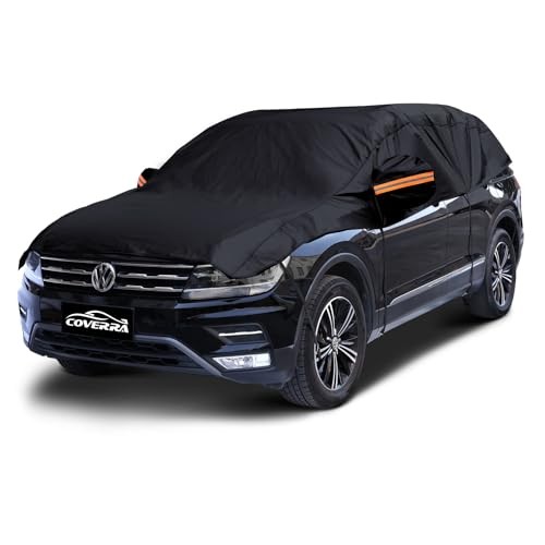 Half Car Cover Top, Hail Protector Car Cover with Cotton Liner, 2- SUV M