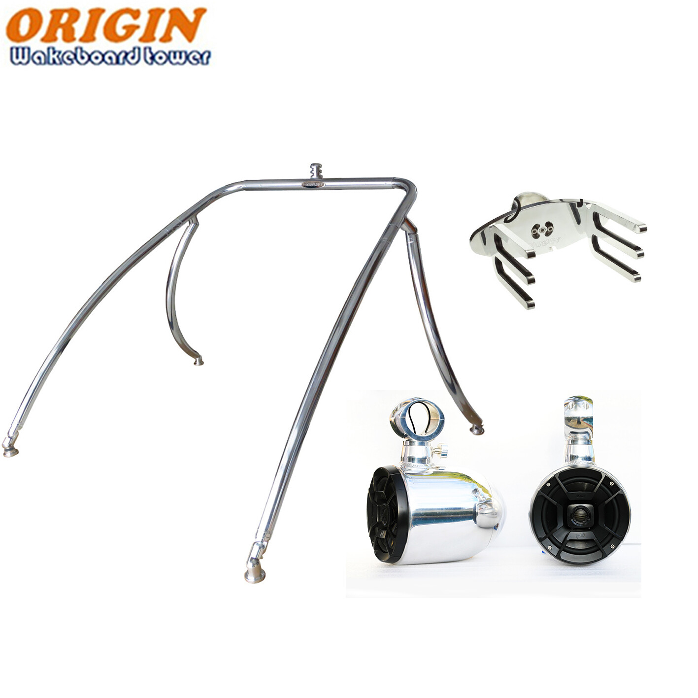 Sale! Origin Advancer Wakeboard Tower + Polk Speakers + Wake Rack 5Yrs Wty