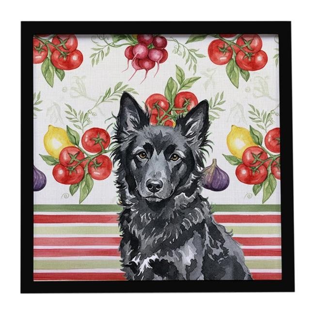 Carolines Treasures WDK8320MFP88 Unisex Mudi Vegetables Framed Metal Print - ...