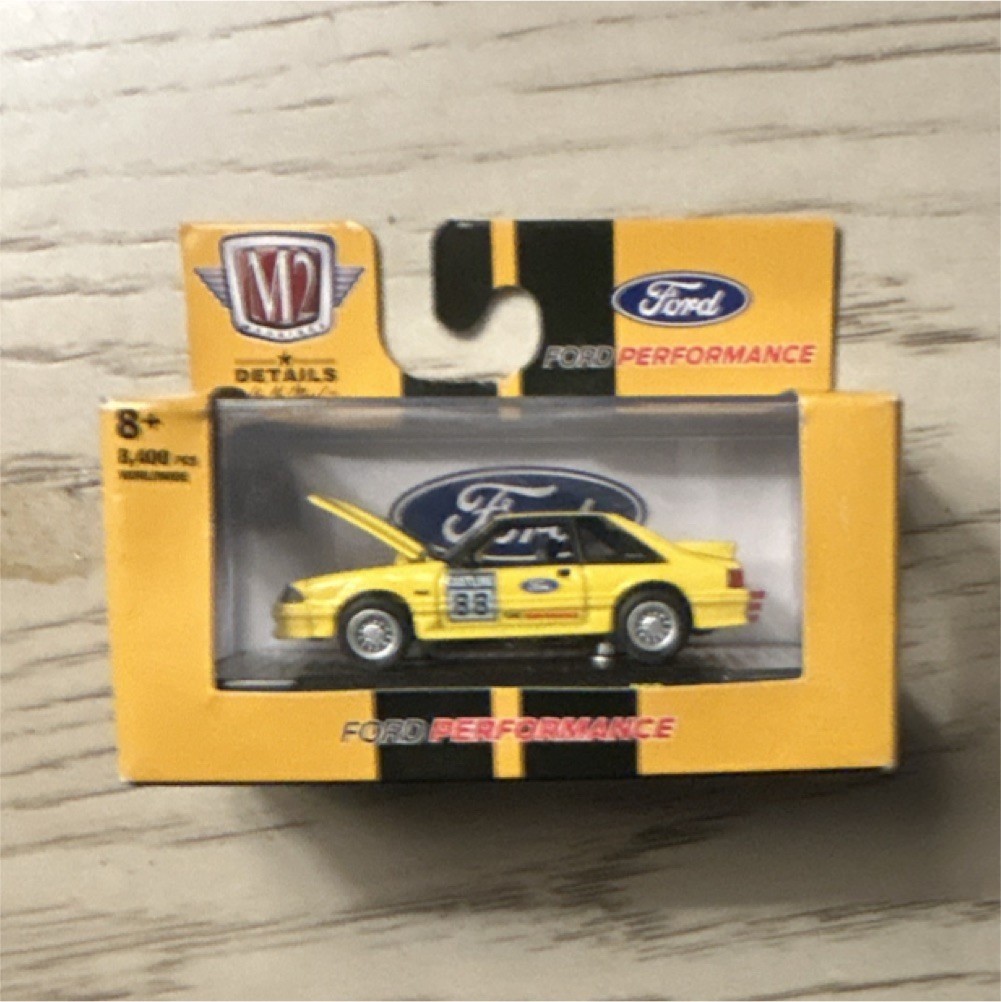 M2 Machines Ford Performance Yellow Black 1:64 Diecast Model Car Series Diecast