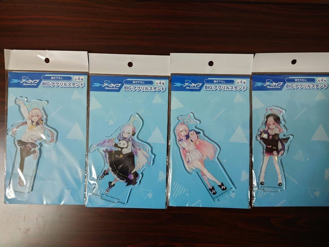 Blue Archive Remedial TRaining Club Acrylic Stand 4-Piece Set