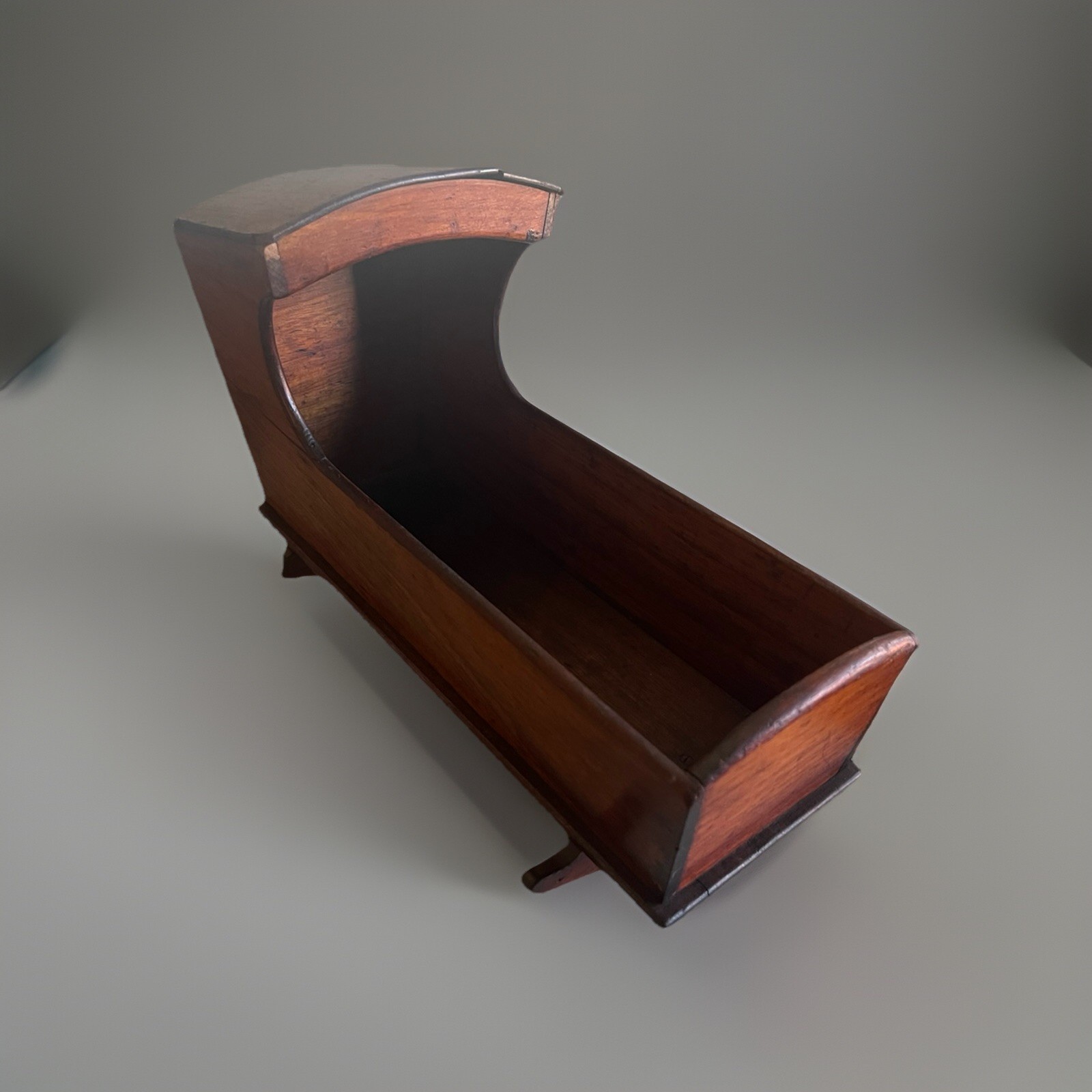 Antique American Domed Hood Doll’s Cradle, C 1820
