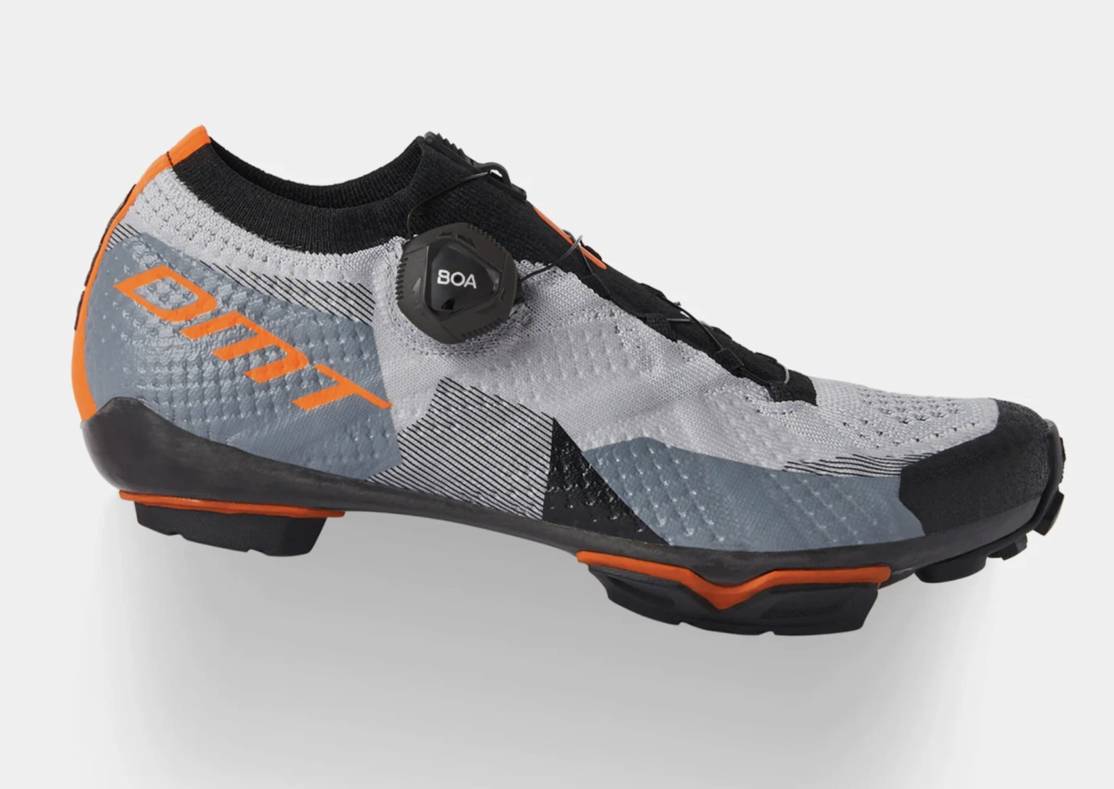 DMT KM1 Mountain Bike Shoes - Anthracite/Black/Orange - Size 39.5