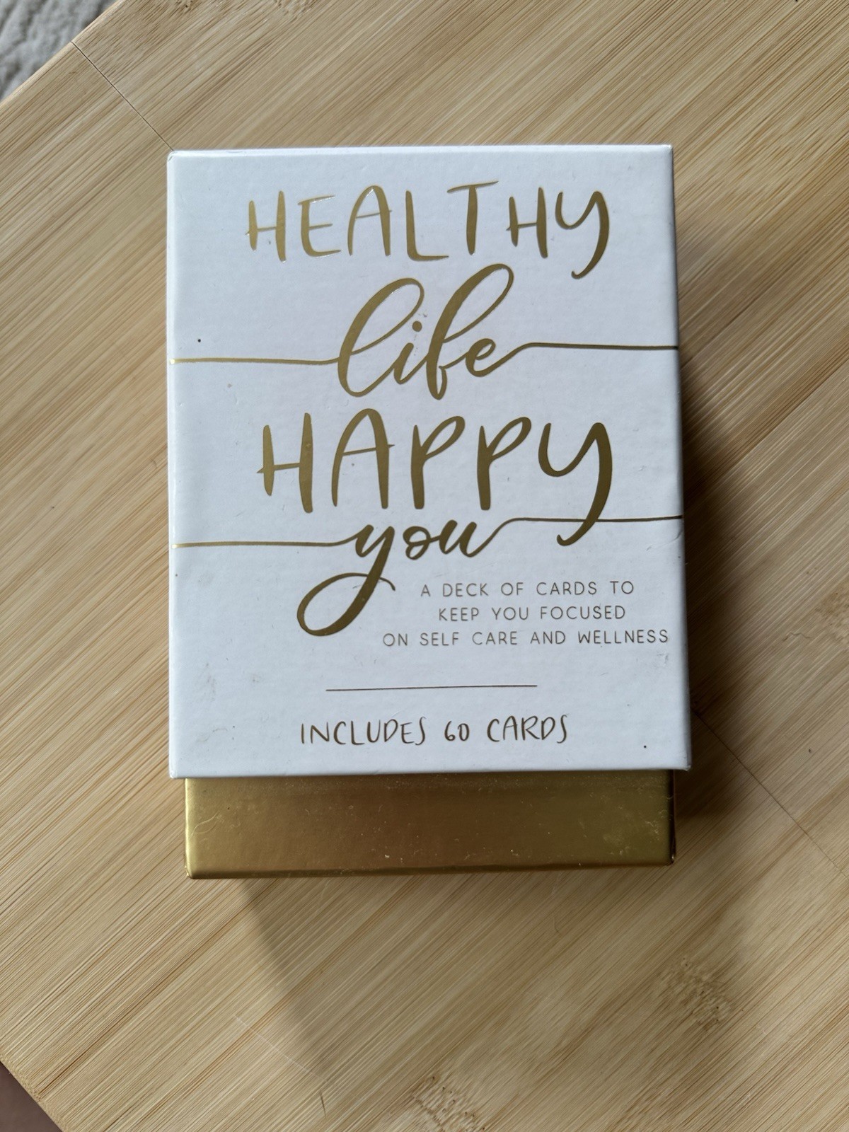 Eccolo Healthy Life Happy You Self-Care & Wellness Deck 60 Cards