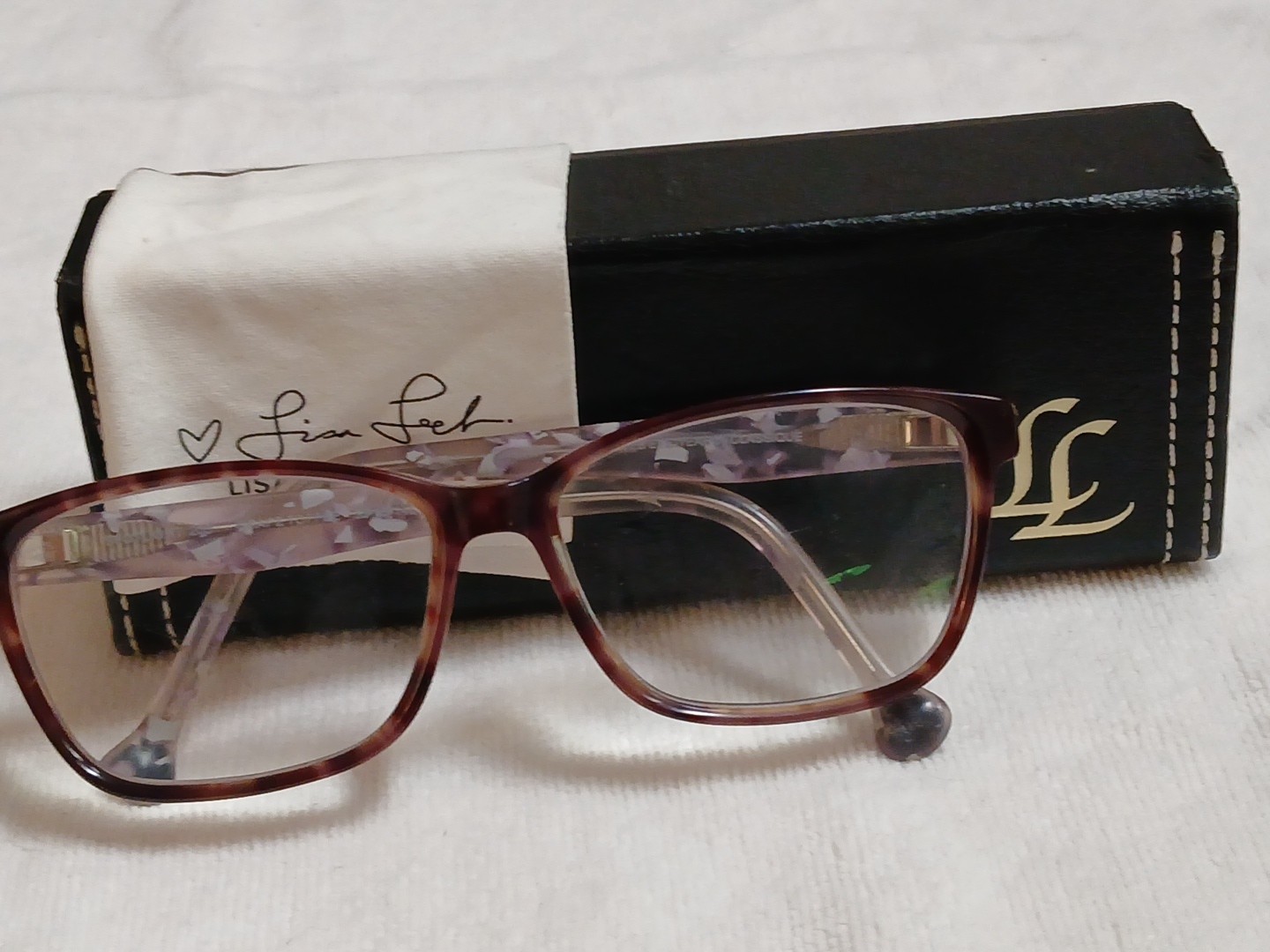 Lisa Loeb Eyewear Spotlight 205 Grape Toffee Womens Eyeglasses Frames 55□15-140