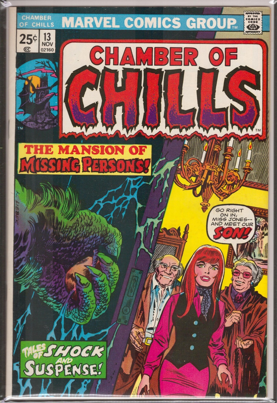 53810: Marvel Comics Group CHAMBER OF CHILLS #13 VF Grade