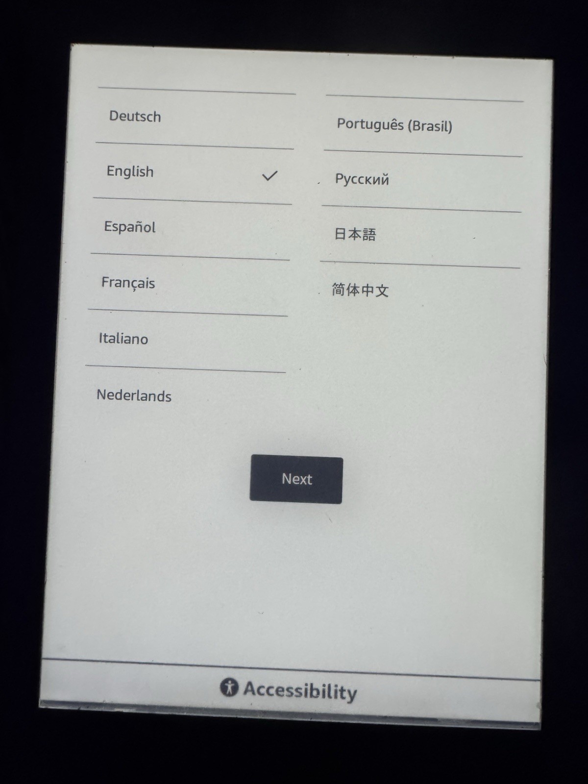 Amazon Kindle eBook Reader 16gb Wi-Fi 6in Black G7X64 Backlight