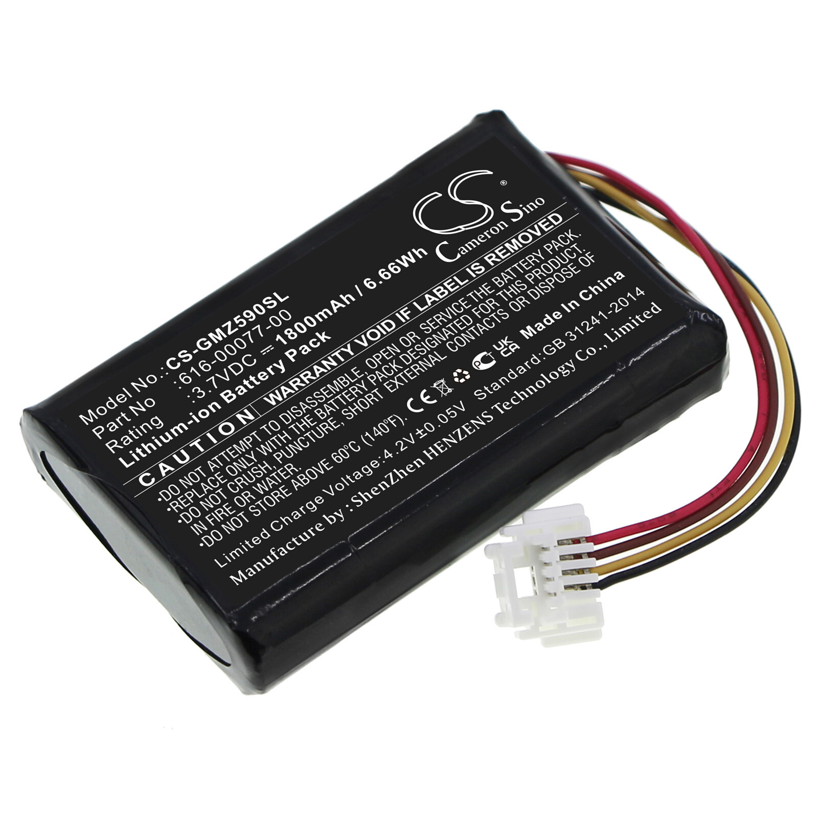 BATTERIE 1800mAh Type 616-00077-00 010-12110-003 For Garmin 010-01603-10
