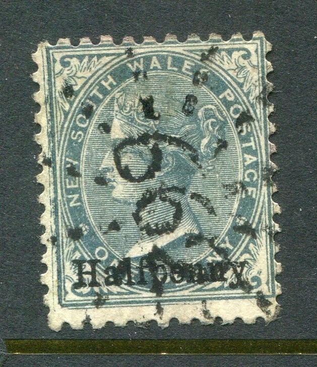 Australia NSW #92 Victoria Surcharge 1/2 P. [Used]