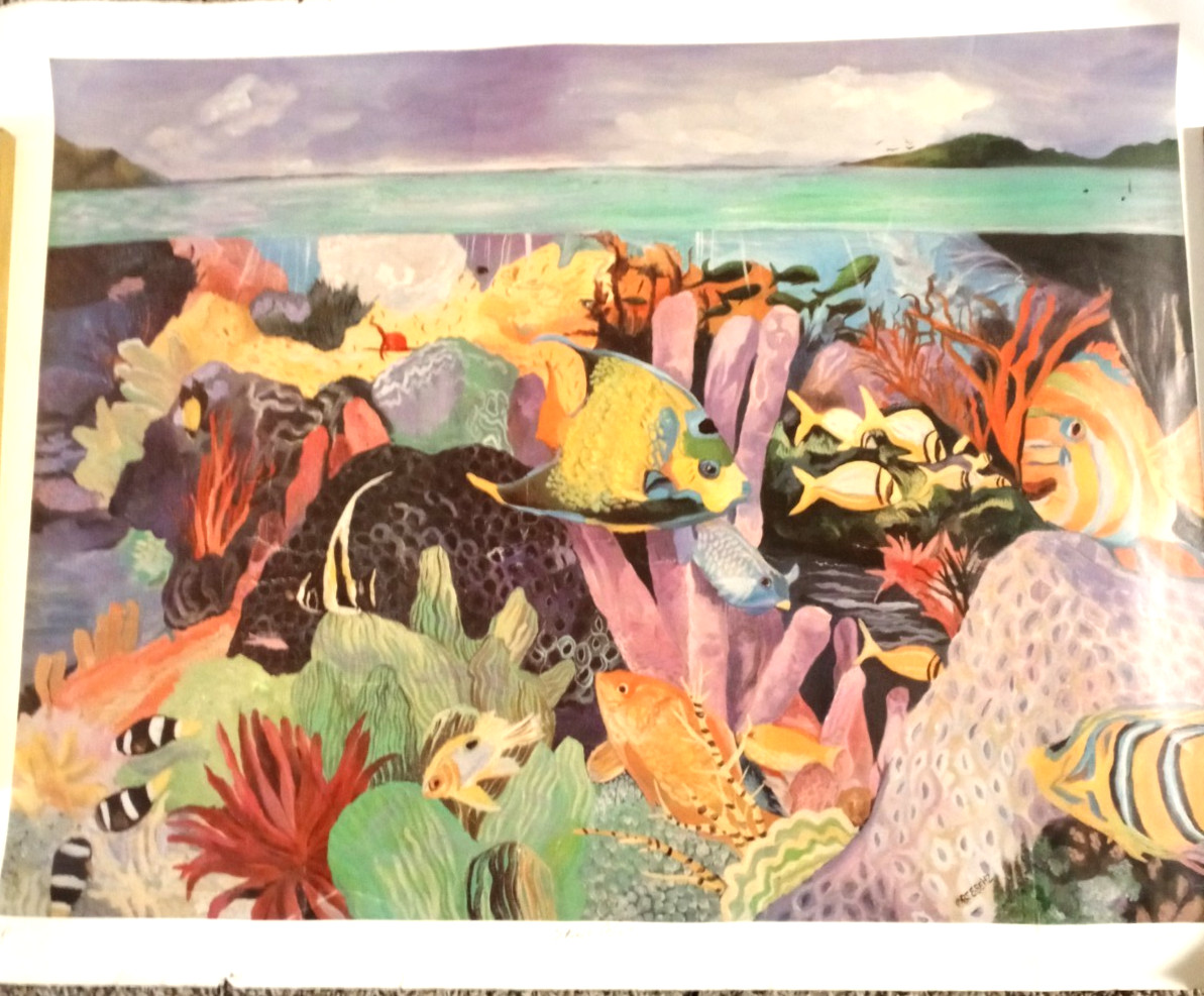 Art Posters Prints Vintage--Needs to be Matted or Framed