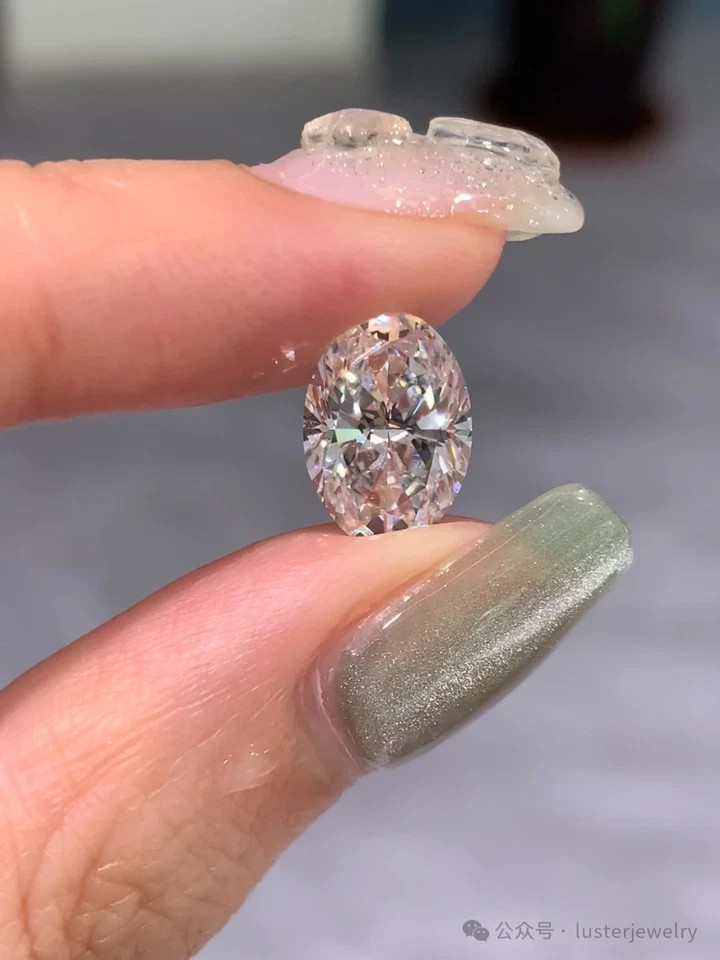 Loose 1.00 Carat Oval Cut Lab -Grown CVD Diamond Natural D Color VVS1 Certified