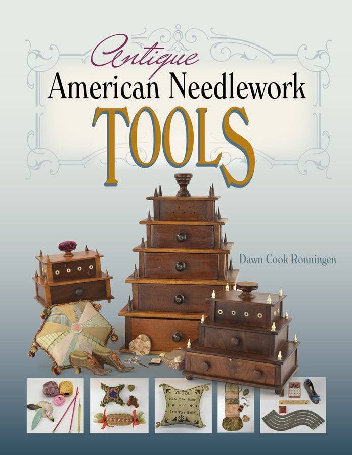 Antique American Needlework Tools Collector REFERENCE Sewing Boxes Thimbles More