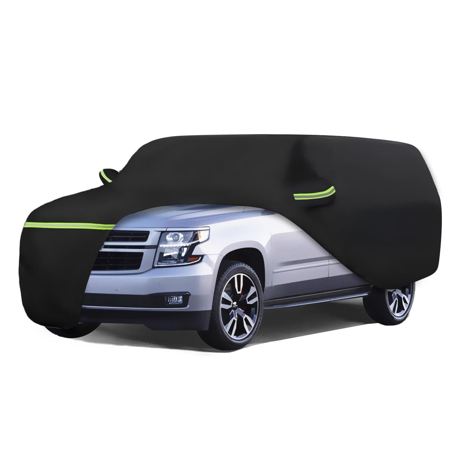 Waterproof Car Covers Fit for 2007-2023 Chevy Suburban, black 