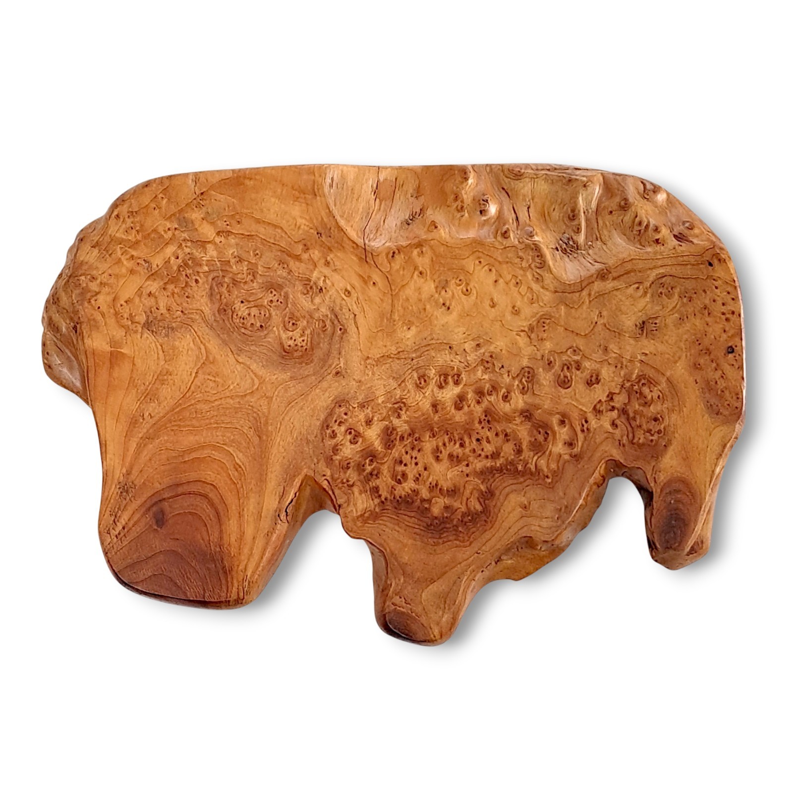 Japanese Wooden Burl Flower Bonsai Vase Stand Display Kadai Board Ikebana JP S50