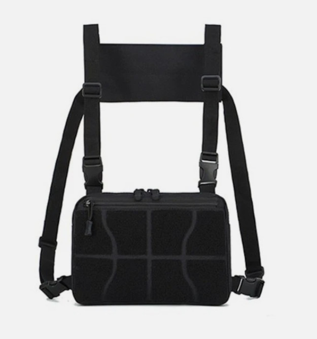 Tactical Chest Rig Bag Front Molle Carrying Pack Vest NEW