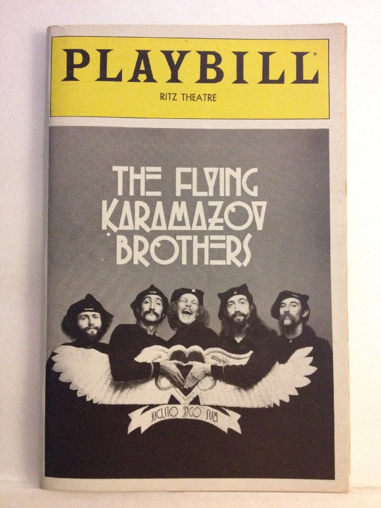 The Flying Karamazov Brothers at Ritz Theatre Playbill June 1983!