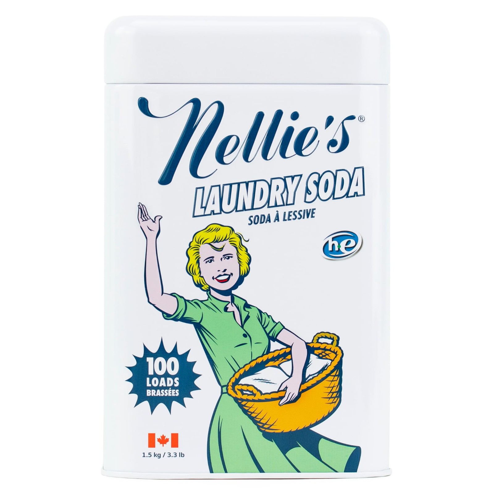 Nellie's Laundry Soda - Concentrated Detergent 52.8 Ounce (Pack of 1) 