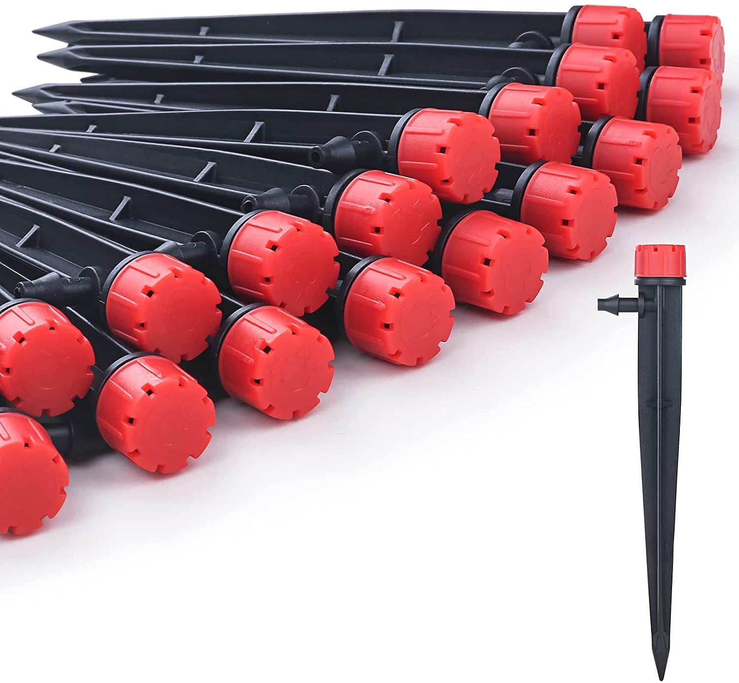 La Farah 50pcs Drip Emitters for 1/4" Tubing 