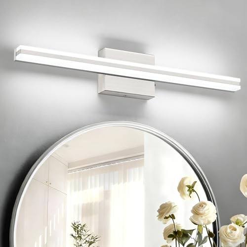  Vanity Lights for Bathroom Dimmable Bathroom Lighting 24inch Brushed Nickel