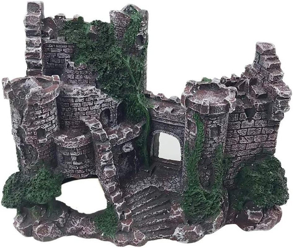 Large Fish Tank Decorations Castle Aquarium Decorations Large Resin Coral Castle